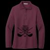 Women's Silk Touch Long Sleeve Polo Miniatura