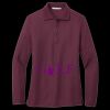 Women's Silk Touch Long Sleeve Polo Miniatura