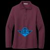 Women's Silk Touch Long Sleeve Polo Miniatura