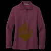 Women's Silk Touch Long Sleeve Polo Miniatura