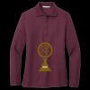 Women's Silk Touch Long Sleeve Polo Miniatura