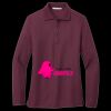 Women's Silk Touch Long Sleeve Polo Thumbnail