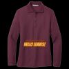Women's Silk Touch Long Sleeve Polo Thumbnail