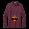 Women's Silk Touch Long Sleeve Polo Miniatura