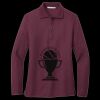 Women's Silk Touch Long Sleeve Polo Miniatura