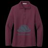 Women's Silk Touch Long Sleeve Polo Miniatura