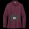 Women's Silk Touch Long Sleeve Polo Miniatura