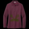Women's Silk Touch Long Sleeve Polo Miniatura