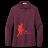 Women's Silk Touch Long Sleeve Polo Miniatura