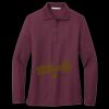Women's Silk Touch Long Sleeve Polo Miniatura