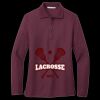 Women's Silk Touch Long Sleeve Polo Miniatura