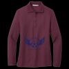 Women's Silk Touch Long Sleeve Polo Miniatura