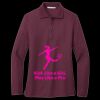 Women's Silk Touch Long Sleeve Polo Miniatura