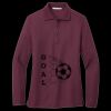 Women's Silk Touch Long Sleeve Polo Miniatura