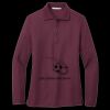 Women's Silk Touch Long Sleeve Polo Miniatura