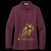 Women's Silk Touch Long Sleeve Polo Miniatura