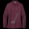 Women's Silk Touch Long Sleeve Polo Miniatura