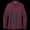 Women's Silk Touch Long Sleeve Polo Miniatura