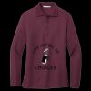 Women's Silk Touch Long Sleeve Polo Miniatura