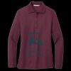 Women's Silk Touch Long Sleeve Polo Miniatura