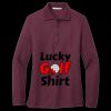 Women's Silk Touch Long Sleeve Polo Miniatura