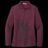 Women's Silk Touch Long Sleeve Polo Miniatura