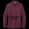 Women's Silk Touch Long Sleeve Polo Miniatura