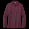 Women's Silk Touch Long Sleeve Polo Miniatura