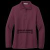 Women's Silk Touch Long Sleeve Polo Miniatura