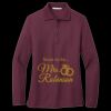 Women's Silk Touch Long Sleeve Polo Thumbnail