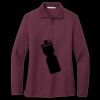 Women's Silk Touch Long Sleeve Polo Thumbnail