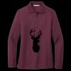 Women's Silk Touch Long Sleeve Polo Thumbnail