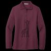 Women's Silk Touch Long Sleeve Polo Thumbnail