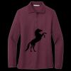 Women's Silk Touch Long Sleeve Polo Thumbnail