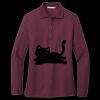 Women's Silk Touch Long Sleeve Polo Thumbnail