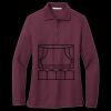 Women's Silk Touch Long Sleeve Polo Thumbnail