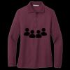 Women's Silk Touch Long Sleeve Polo Thumbnail