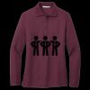 Women's Silk Touch Long Sleeve Polo Thumbnail
