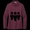 Women's Silk Touch Long Sleeve Polo Thumbnail