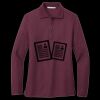 Women's Silk Touch Long Sleeve Polo Thumbnail