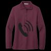 Women's Silk Touch Long Sleeve Polo Thumbnail