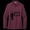 Women's Silk Touch Long Sleeve Polo Thumbnail