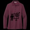 Women's Silk Touch Long Sleeve Polo Thumbnail