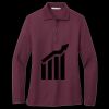 Women's Silk Touch Long Sleeve Polo Thumbnail