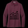 Women's Silk Touch Long Sleeve Polo Thumbnail