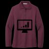 Women's Silk Touch Long Sleeve Polo Thumbnail