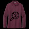 Women's Silk Touch Long Sleeve Polo Miniatura