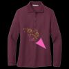 Women's Silk Touch Long Sleeve Polo Miniatura