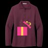 Women's Silk Touch Long Sleeve Polo Miniatura