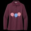 Women's Silk Touch Long Sleeve Polo Miniatura